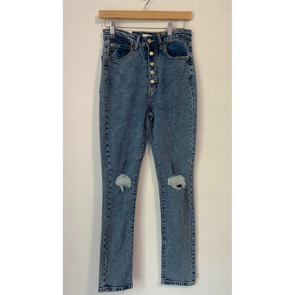 Denim - WE WORE WHAT NWT MSRP $158 Size 25 The Danielle High Rise Vintage Straight